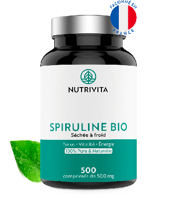 Nutrivita Spiruline Bio - 500 comprimés