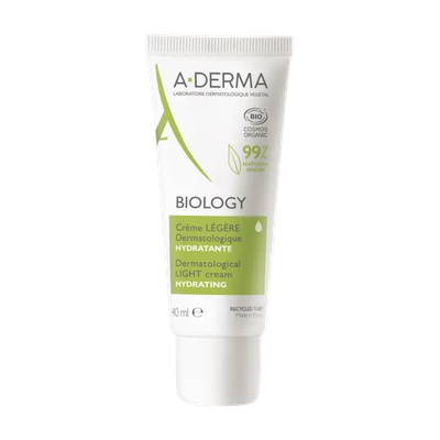 A-DERMA BIOLOGY Crème légère dermatologique hydratante - 40ml