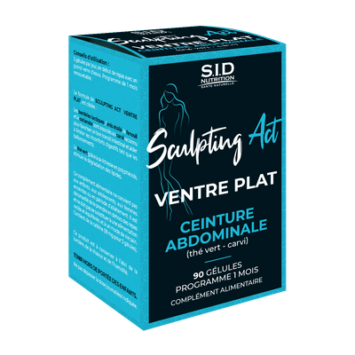 S.I.D Nutrition Sculpting Act Ventre Plat - 90 gélules