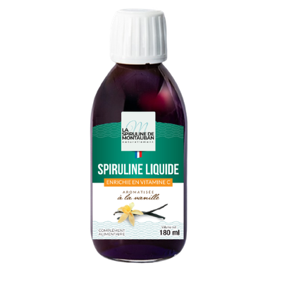 Spiruline liquidie enrichie en vitamines C - 180ml