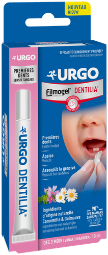 Urgo- Filmogel Dentilia - Stylo à embout massant - Apaise et assouplit les gencives -10mL